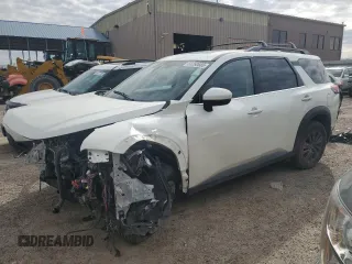 2022 Nissan Pathfinder SV с VIN 5N1DR3BD6NC215196, выставлен на аукционе Copart как лот 50260685 с пробегом Не указан миль и Списание • Salvage title. История ставок и продаж доступна на DreamBid. Изображение 1.