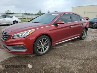 2015 Hyundai Sonata Sport with VIN 5NPE34AB2FH079879, listed as a Copart auction lot 51738815 with 159,498 mi miles and Salvage Title. Bid and sale history available at carsss.com. Image 1.