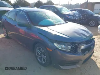 2018 Honda Civic Sedan LX with VIN 19XFC2F5XJE021480, listed as a IAAI auction lot 41649798 with 100,015 mi miles. Bid and sale history available at carsss.com. Image 1.