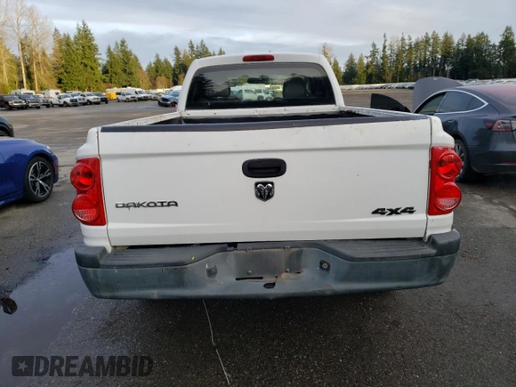 2008 Dodge Dakota ST with VIN 1D7HE22K08S556183, listed as a Copart auction lot 86970654 with 120,436 mi miles and Clean Title. Bid and sale history available at carsss.com. Image 6.