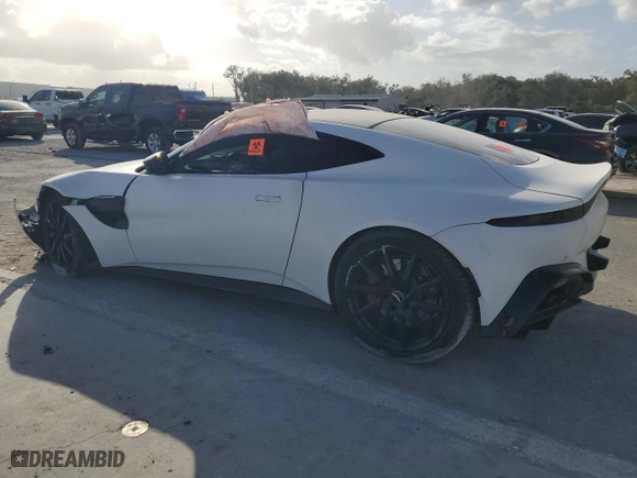 2019 Aston Martin Vantage with VIN SCFSMGAW9KGN01036, listed as a Copart auction lot 78204154 with 0 mi miles and Salvage Title. Bid and sale history available at carsss.com. Image 2.