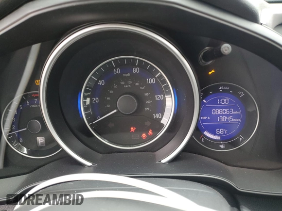 2016 Honda Fit LX with VIN JHMGK5H52GX011359, listed as a Copart auction lot 49472825 with 88,063 mi miles and Salvage title. Bid and sale history available at DreamBid. Image 9.