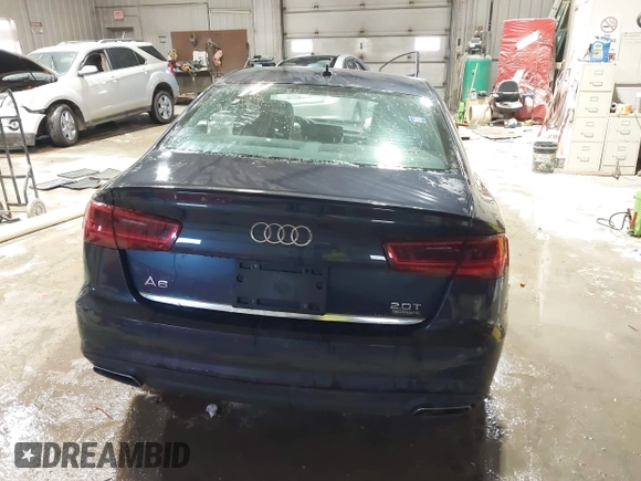 2018 Audi A6 Premium Plus with VIN WAUG8AFC1JN018586, listed as a IAAI auction lot 41835464 with 68,422 mi miles. Bid and sale history available at carsss.com. Image 16.