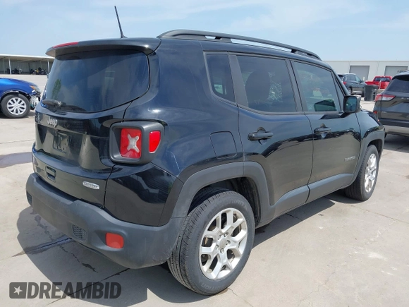 2018 Jeep Renegade Latitude with VIN ZACCJABB7JPG70686, listed as a IAAI auction lot 42023567 with 147,149 mi miles and . Bid and sale history available at DreamBid. Image 4.