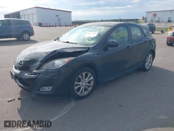 2010 Mazda 3 S Sport with VIN JM1BL1H58A1289811, listed as a IAAI auction lot 42247957 with 141,481 mi miles and . Bid and sale history available at DreamBid. Image 2.
