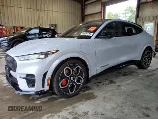2022 Ford Mustang Mach-E GT z VIN 3FMTK4SEXNMA25284, wystawiony jako Copart lot #56784195 z przebiegiem Nie podano mil oraz Szkoda całkowita • Salvage title. Historia ofert i sprzedaży dostępna na DreamBid. Obrazek 1.