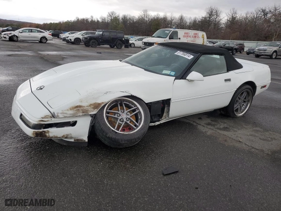 1995 Chevrolet Corvette with VIN 1G1YY32P3S5118646, listed as a Copart auction lot 81766814 with 125,521 mi miles and Salvage Title. Bid and sale history available at carsss.com. Image 1.