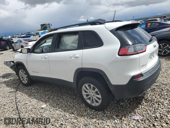 2022 Jeep Cherokee Latitude Lux with VIN 1C4PJMMX8ND554154, listed as a Copart auction lot 56482135 with 55,417 mi miles and Salvage title. Bid and sale history available at DreamBid. Image 2.