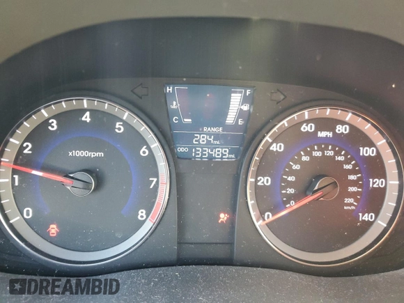 2013 Hyundai Accent GS with VIN KMHCT5AE0DU128745, listed as a Copart auction lot 88733635 with 133,489 mi miles and Salvage Title. Bid and sale history available at carsss.com. Image 9.