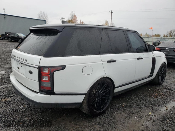 2017 Land Rover Range Rover with VIN SALGR2FK9HA360049, listed as a Copart auction lot 82036974 with 52,843 mi miles and Clean title. Bid and sale history available at DreamBid. Image 3.