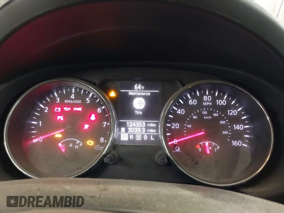 2013 Nissan Rogue SL with VIN JN8AS5MV0DW659608, listed as a IAAI auction lot 41175220 with 124,353 mi miles and . Bid and sale history available at DreamBid. Image 7.