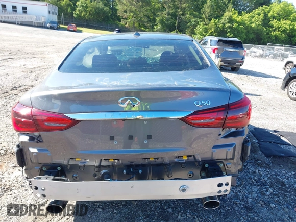 2024 Infiniti Q50 Luxe with VIN JN1EV7BP9RM601099, listed as a IAAI auction lot 42331819 with 8,711 mi miles and . Bid and sale history available at DreamBid. Image 17.