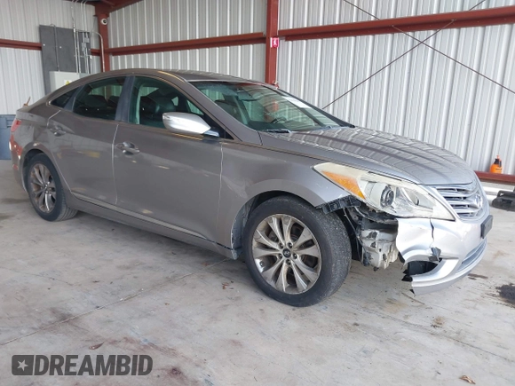 2014 Hyundai Azera with VIN KMHFG4JG1EA347861, listed as a IAAI auction lot 41430849 with 161,832 mi miles and . Bid and sale history available at DreamBid. Image 1.