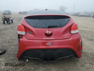 2014 Hyundai Veloster Turbo with VIN KMHTC6AE2EU212265, listed as a Copart auction lot 42782795 with 127,005 mi miles and Salvage Title. Bid and sale history available at carsss.com. Image 6.