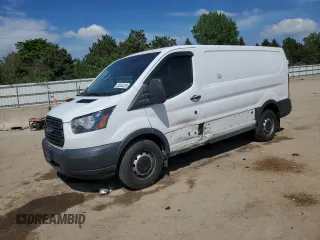 2018 Ford Transit with VIN 1FTYE1YM1JKB54420, listed as a Copart auction lot 56344335 with 98,704 mi miles and Salvage title. Bid and sale history available at DreamBid. Image 1.