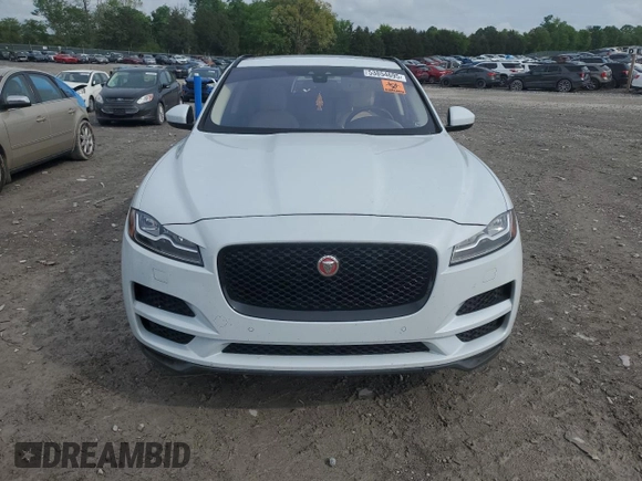 2017 Jaguar F-Pace 35t Prestige with VIN SADCK2BV9HA098225, listed as a Copart auction lot 53854695 with 68,874 mi miles and Salvage title. Bid and sale history available at DreamBid. Image 5.