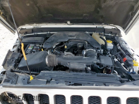 2018 Jeep Wrangler Unlimited Sahara with VIN 1C4HJXEG5JW294430, listed as a Copart auction lot 63057595 with 86,609 mi miles and Salvage title. Bid and sale history available at DreamBid. Image 12.