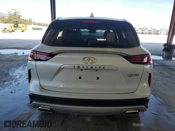 2023 Infiniti QX50 Luxe с VIN 3PCAJ5BA6PF120790, выставлен на аукционе Copart как лот 83192294 с пробегом 9 212 миль миль и На запчасти • Non repairable. История ставок и продаж доступна на DreamBid. Изображение 6.