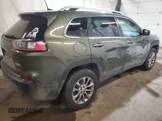 2019 Jeep Cherokee Latitude Plus with VIN 1C4PJMLB2KD181971, listed as a Copart auction lot 43859115 with 221,127 mi miles and Salvage Title. Bid and sale history available at DreamBid. Image 3.