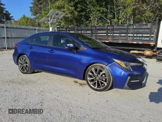 2020 Toyota Corolla SE with VIN 5YFS4RCE2LP047243, listed as a Copart auction lot 52650135 with 136,542 mi miles and Clean Title. Bid and sale history available at DreamBid. Image 4.