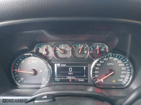 2017 Chevrolet Silverado 1500 LT with VIN 1GCVKREC7HZ349638, listed as a IAAI auction lot 41797563 with 136,915 mi miles. Bid and sale history available at carsss.com. Image 7.