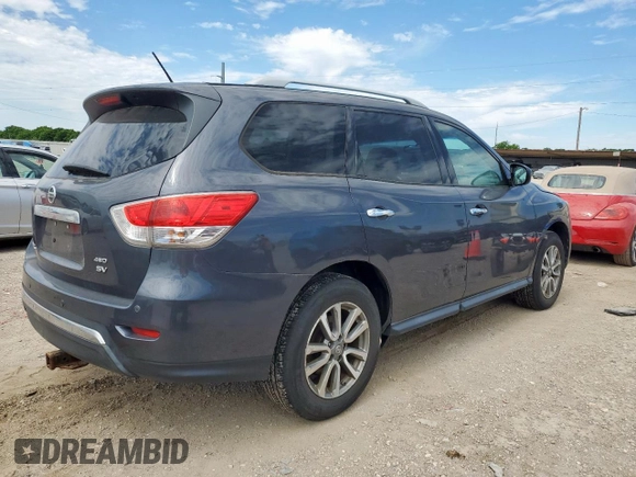 2013 Nissan Pathfinder SL with VIN 5N1AR2MM9DC612975, listed as a Copart auction lot 54751095 with 138,194 mi miles and Salvage title. Bid and sale history available at DreamBid. Image 3.