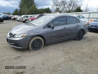 2014 Honda Civic Sedan LX with VIN 19XFB2F55EE209364, listed as a Copart auction lot 51241935 with 112,064 mi miles and Salvage Title. Bid and sale history available at carsss.com. Image 1.