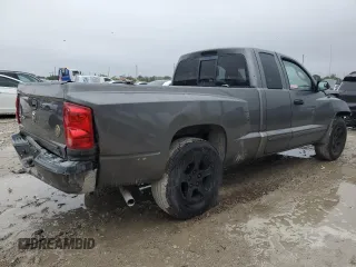 2005 Dodge Dakota SLT with VIN 1D7HE42KX5S287505, listed as a Copart auction lot 41743035 with 192,636 mi miles and Salvage Title. Bid and sale history available at carsss.com. Image 3.