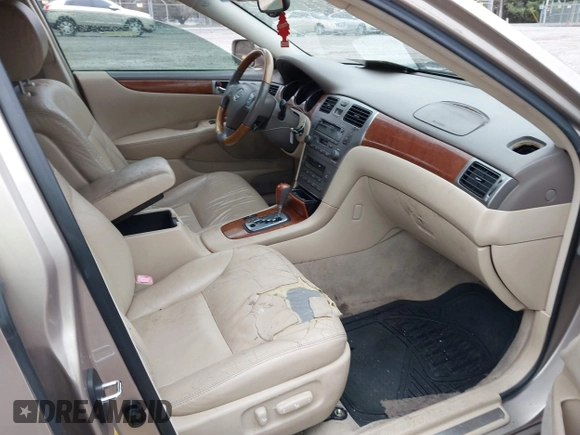 2005 Lexus ES 350 with VIN JTHBA30G655068834, listed as a IAAI auction lot 41681289 with 181,681 mi miles and . Bid and sale history available at DreamBid. Image 5.