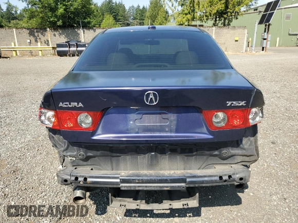 2008 Acura TSX Nav with VIN JH4CL96948C014975, listed as a Copart auction lot 61224325 with 140,429 mi miles and Salvage title. Bid and sale history available at DreamBid. Image 6.