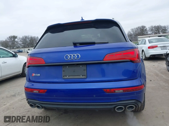 2021 Audi SQ5 Premium Plus with VIN WA1B4AFY4M2044751, listed as a IAAI auction lot 41591199 with 38,877 mi miles. Bid and sale history available at carsss.com. Image 16.