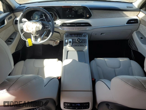 2022 Hyundai Palisade Calligraphy z VIN KM8R74HE8NU458097, wystawiony jako Copart lot #49747825 z przebiegiem 14 973 mil mil oraz Szkoda całkowita • Salvage title. Historia ofert i sprzedaży dostępna na DreamBid. Obrazek 8.