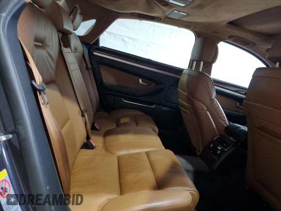 2009 Audi A8 4.2L z VIN WAUMV94E09N007038, wystawiony jako Copart lot #56249245 z przebiegiem 86 589 mil mil oraz Czysty tytuł • Clean title. Historia ofert i sprzedaży dostępna na DreamBid. Obrazek 10.