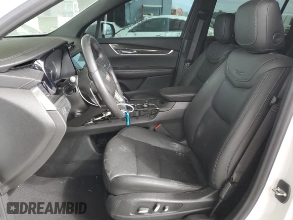 2021 Cadillac XT6 Sport with VIN 1GYKPGRS4MZ182492, listed as a Copart auction lot 75532004 with 38,081 mi miles and Salvage title. Bid and sale history available at DreamBid. Image 7.