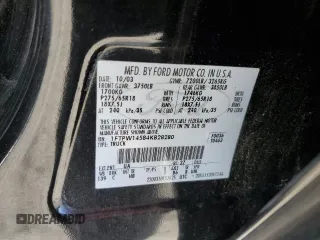 2004 Ford F-150 XLT with VIN 1FTPW14584KB28280, listed as a Copart auction lot 49546875 with 214,808 mi miles and Clean Title. Bid and sale history available at carsss.com. Image 12.