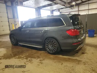 2014 Mercedes-Benz GL 450 with VIN 4JGDF7CE9EA275640, listed as a Copart auction lot 58051745 with 116,584 mi miles and Clean title. Bid and sale history available at DreamBid. Image 2.