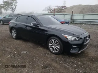 2021 Infiniti Q50 Pure z VIN JN1EV7AR6MM751988, wystawiony jako Copart lot #47480403 z przebiegiem 7 350 mil mil oraz Szkoda całkowita • Salvage title. Historia ofert i sprzedaży dostępna na DreamBid. Obrazek 4.