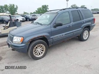 2002 Jeep Grand Cherokee Limited with VIN 1J4GW58NX2C184028, listed as a IAAI auction lot 42503836 with 121,193 mi miles and . Bid and sale history available at DreamBid. Image 2.