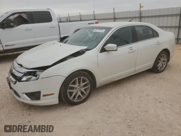 2012 Ford Fusion SEL with VIN 3FAHP0JA8CR292397, listed as a Copart auction lot 48770735 with 166,832 mi miles and Salvage Title. Bid and sale history available at carsss.com. Image 1.