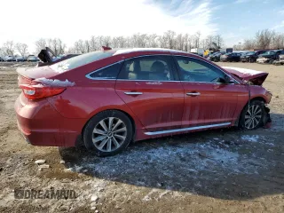 2017 Hyundai Sonata Sport with VIN 5NPE34AF6HH469065, listed as a Copart auction lot 41884845 with 119,447 mi miles and Salvage Title. Bid and sale history available at carsss.com. Image 3.