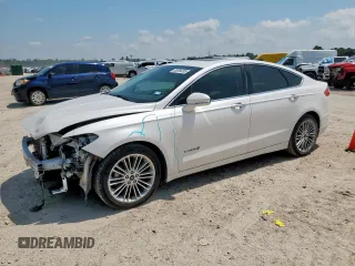 2014 Ford Fusion SE Hybrid with VIN 3FA6P0LU1ER110489, listed as a Copart auction lot 58364095 with 112,605 mi miles and Salvage title. Bid and sale history available at DreamBid. Image 1.