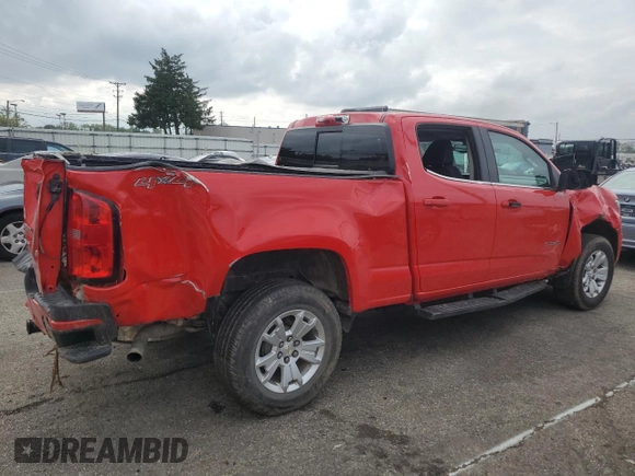 2020 Chevrolet Colorado 4WD LT with VIN 1GCGTCEN3L1205113, listed as a Copart auction lot 73558044 with 61,406 mi miles and Salvage title. Bid and sale history available at DreamBid. Image 3.