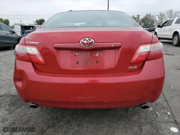 2008 Toyota Camry LE with VIN 4T1BK46K18U060601, listed as a Copart auction lot 53578535 with 165,084 mi miles and Salvage Title. Bid and sale history available at carsss.com. Image 6.
