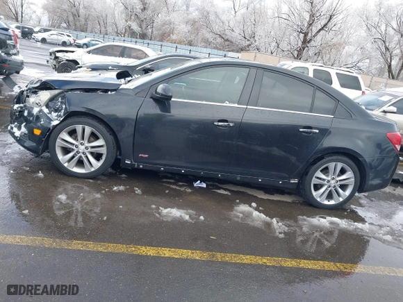 2012 Chevrolet Cruze LTZ with VIN 1G1PH5SC5C7309169, listed as a IAAI auction lot 41818551 with 158,837 mi miles. Bid and sale history available at carsss.com. Image 14.