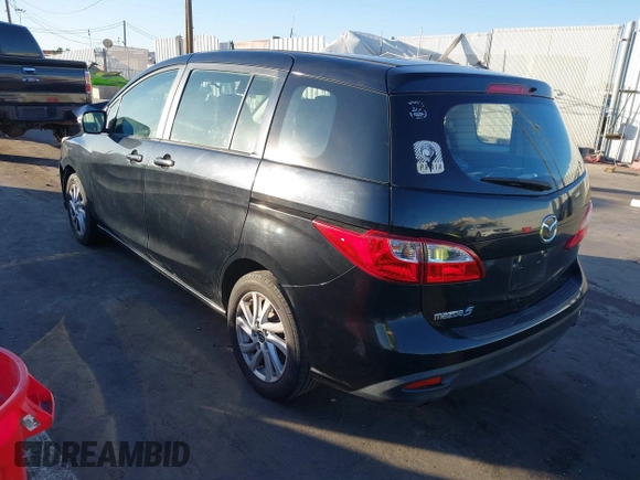 2014 Mazda 5 Sport with VIN JM1CW2BL1E0163682, listed as a IAAI auction lot 41344215 with 63,811 mi miles and . Bid and sale history available at carsss.com. Image 3.