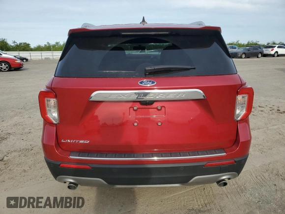 2021 Ford Explorer Limited with VIN 1FMSK7FH1MGB02375, listed as a Copart auction lot 49613335 with 48,371 mi miles and Salvage Title. Bid and sale history available at carsss.com. Image 6.