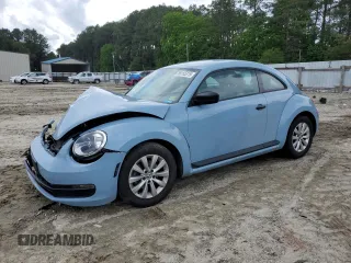 2015 Volkswagen Beetle Fleet Edition with VIN 3VWF17AT1FM609870, listed as a Copart auction lot 59155315 with 145,425 mi miles and Salvage title. Bid and sale history available at DreamBid. Image 1.