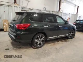 2018 Nissan Pathfinder Platinum with VIN 5N1DR2MM9JC654801, listed as a Copart auction lot 48439965 with 95,823 mi miles and Clean title. Bid and sale history available at DreamBid. Image 3.