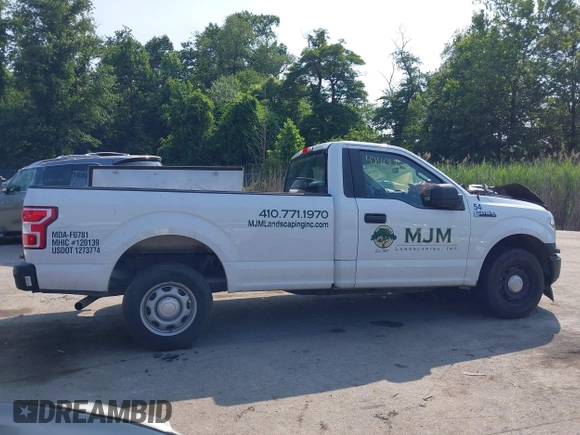 2020 Ford F-150 XL z VIN 1FTMF1CB1LKD30340, wystawiony jako IAAI lot #42468386 z przebiegiem 39 884 mil mil oraz . Historia ofert i sprzedaży dostępna na DreamBid. Obrazek 13.
