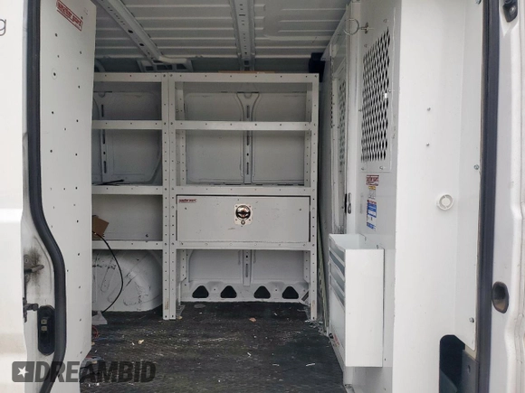 2022 Ram ProMaster Cargo with VIN 3C6LRVNG4NE102266, listed as a Copart auction lot 46635035 with 56,151 mi miles and Salvage Title. Bid and sale history available at DreamBid. Image 10.